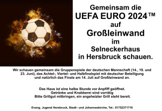 Flyer Zum EURO schauen